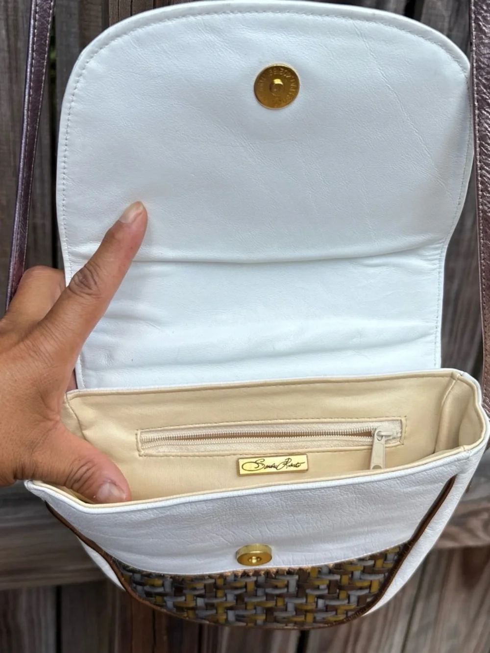 Vintage Sondra Roberto crossbody bag Leather